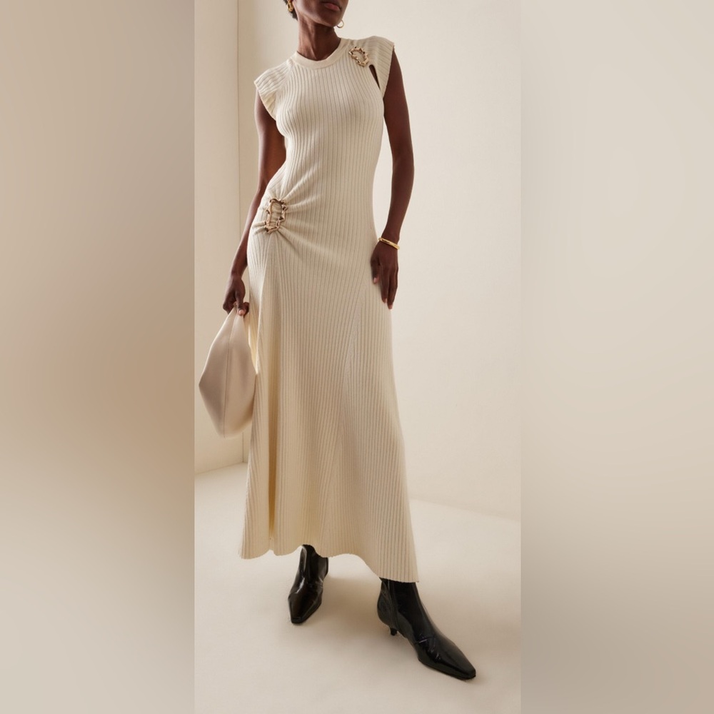 Anna Quan Cream Knit Dress